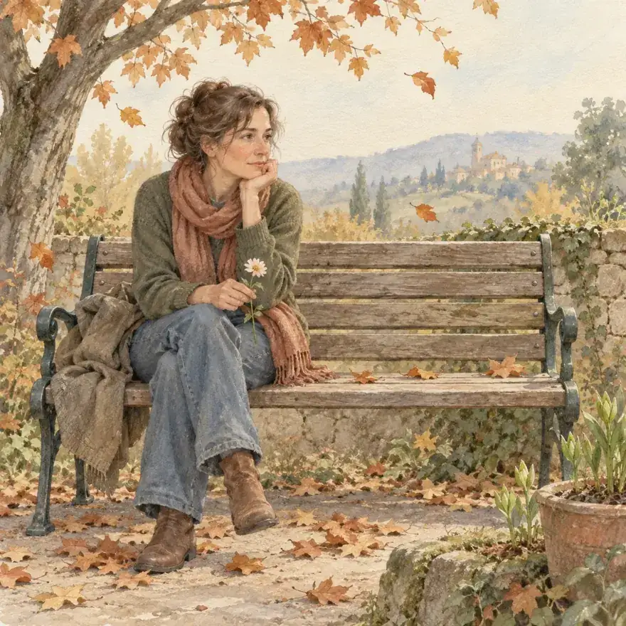 Illustration thème deuil, pertes et changements